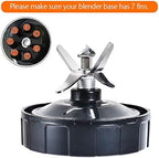 Pro Extractor Blade Assembly for Ninja Blender, 7 Fins Blender Blade Replacement fit for Nutri Ninja Blender, Blender Replacement Parts 409KKU641 compatible with BL480 BL640 BL642 BL680 BL682 NN102