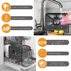 Air Fryer Grill Pan for Ninja AD350CO DZ401 Foodi 10 Quart 6 in 1 DualZone XL 2 Baskets Air Fryer, Replacement Air Fryer Crisper Plate Grill Plate Tray Accessories, Dishwasher Safe