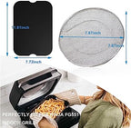 Replacement Splatter Shield and 3PCS Grill Mat for Ninja Foodi FG551 Air Fryer,Stainless Steel Splatter Screen Accessories for Ninja Foodi Smart XL 6-in-1 Indoor Grill