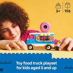 LEGO City Donut Truck Toy - Building Toy for Kids, Boys and Girls, Ages 5+ - Mobile Donut Stand with 2 Minifigures and Other Accessories - Fun Gift Idea for Birthdays and Holidays - 60452