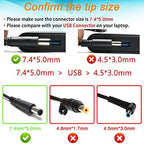 65W 18.5V 3.5A HP 2000 Laptop Charger Replacement for HP Pavilion DV7 DV6 G6 G7 DV5 DV4 DM4 G62 G72 AC Adapter Power Supply Cord