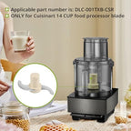 Blade for Cuisinart 14 Cup Food Processor Replacement for Model DLC-2014, DFP-14BCNY, DFP-14BCN, DFP-14BWN - ONLY for Cuisinart Blades 14 Cup - Part# DLC-001TXB-CSR