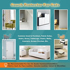 20pack Cat Scratch Deterrent Tape, Cat Scratch Furniture Protector, Clear Double Sided Anti Scratching Sticky Tape Couch Protector for Cats Training Tape, Cat Repellent for Furniture
