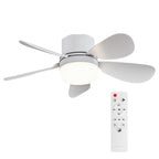 ASALL Socket Fan Light with Remote Control, Portable Small Ceiling Fan with Lights for Bedroom, Kitchen, Living Room, with Dimming Function, 1000 Lumens, Screws into E26/E27, 16.54 Inches Diameter