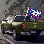 WENWELL Donald Trump and JD Vance 2024 Flags 3x5 Ft,Make America Great Again Trump Vance '24 Presidential Campaign Banners flag for car Boat Outdoor,2-Pack,1 Blue & 1 Red Flag with 2 Brass Grommets Each