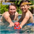 Swimways Marvel Spidey Air Boat, Swimming Pool Accessories & Kids Pool Toys, Spiderman Party Supplies & Bath Toys for Kids Aged 4 & Up