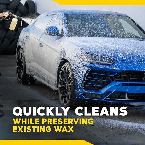 Meguiar's Gold Class Car Wash - Professional Results in Foam Cannon or Bucket - Get a Clean and Glossy Finish That is Safe for All Paint Types - 64 Oz