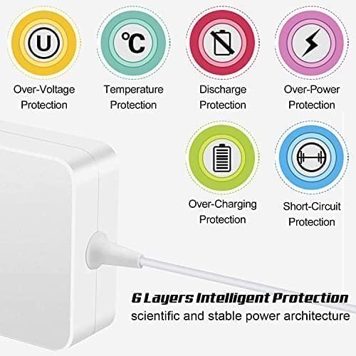 Universal Charger -60W L-Tip Replacement for AC Power Adapter,Compatible with Adapter for Mac Book Pro 13 Inch Before 2012 and Mac Book(2009-2010)