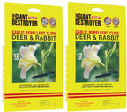 The Giant Destroyer Garlic Repellent Clips for Deer & Rabbit (24 Clips)
