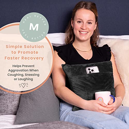 MOYOAMA Hysterectomy Pillow with Cooling Packs Included - Hysterectomy Recovery Products to Protect Vulnerable Areas - C Section Recovery Seatbelt Pillow to Relieve Pressure - Hysterectomy Gifts