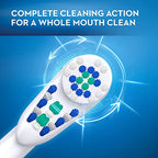 Oral-B Deep Clean Battery Powered Toothbrush Replacement Brush Heads Refill, Soft, 2 Count (Pack of 2)