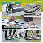 TaiH Leo 2FT Wheelchair Ramp, 24" L x 29" W Wheelchair Ramps, 800 LBS Capacity Wheel Chair Ramp, Portable Wheelchair Ramp, for Home, Steps, Stairs, Doorways