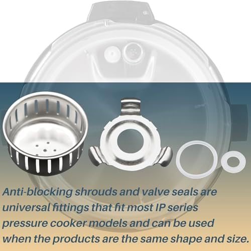 Replacement Parts for Instant Pot - 11 Piece Set for Sealing Ring, Steam Release Valve, Condensation Collector Cup - Accessories and Parts for Instant Pot Duo 5, 6 Qt IP-DUO50 IP-DUO60