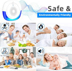 6 Pcs Ultrasonic Pest Repeller Indoor Electronic Rodent Repellent with 2 Repelling Modes & Speaker for Mouse Rat Cockroach Spide Ant Bug Insect, Safe Plug in Rodent Repellent Sonic Repeller for House