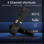 【Pack of 2】 Samsung TV Remote Control Replacement Universal for Smart TV 2010-2023 Models - Works with Samsung LED/LCD/QLED/4K UHD TVs, HDTV Remote with Easy Setup Durable Design