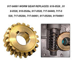 Haiouus 917-04861 Worm Gear 20T Compatible with MTD CUB Cadet Craftsman 40" - 42" Snowblowers, 917-04861 Worm Gear Replaces Snowblower 717-04449, 717-0528, 618-0528, 917-0528 Worm Gear - 20 Tooth