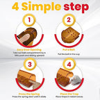 Utopia Home Humane Mouse Traps Indoor for Home (Pack of 4) - Brown Reusable Mice Traps for House Indoor - Pet Safe Mouse Trap Easy to Set, Quick, Effective, & Safe Rodent Trap