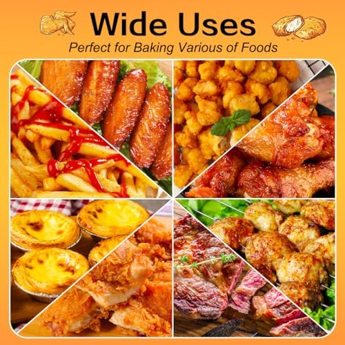BYKITCHEN Air Fryer Liners for Ninja FG551/DG551/IG651 Foodi Smart XL Indoor Grill, Set of 100, Rectangle Air Fryer Parchment Paper Liners for Ninja XL Grill Air Fryer, Ninja Foodi Grill Accessories