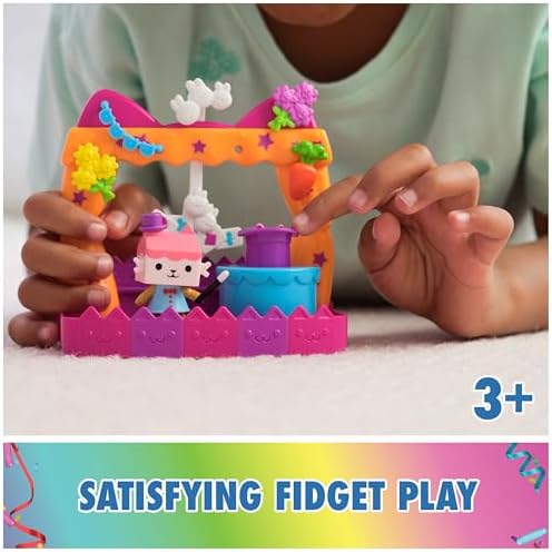 Gabby's Dollhouse, Baby Box Talent Show Balcony Playset, 8-Pcs with Toy Figures, Doll House Accessories & Sensory Play, Kids Toys for Girls & Boys 3+