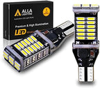 Alla Lighting 912 921 LED Bulbs for Back-up Reverse Lights, 6000K Xenon White CAN-BUS 4014 30-SMD T10 T15 906 W16W 921K 922, 360° Light Backup, Cargo Lights Replacement, Extremely Super Bright