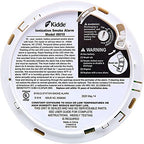 Kidde Smoke Detector, 10-Year Battery, LED Indicators, Replacement Alert, Test-Reset Button, 2 Pack