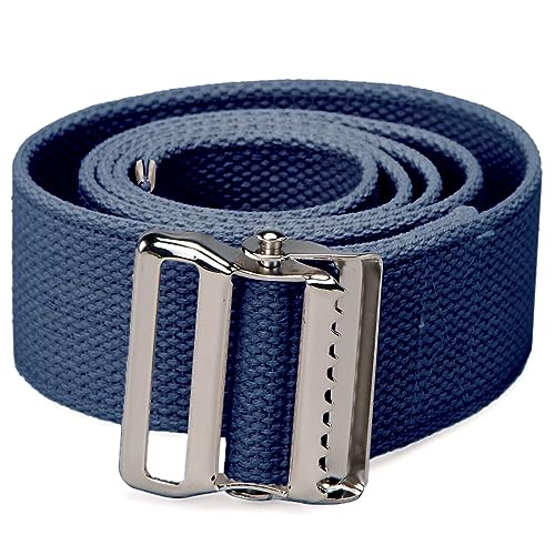 TIDI Posey Gait Belt, Navy, 54” – Walking Belt & Patient Gait Belt – Qty. 1 – Medical Supplies for Nurses, Physical Therapy & Home Care (6528)