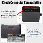 65W AC Laptop Charger Adapter Replacement for Asus U56E X555L X551M X53U X550C Q551L Q301L K53E K55A S500C S400C A53E R554L TP500L F555L PA-1700-02 ADP-65DW B ADP-45BW-B Power Supply Cord