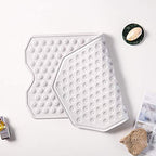 The Original Refinished Bathtub Mat - No Suction Cup Bath Mat, Designed for Textured and Refinished Bathtubs Made of Rubber Not Cheap Plastic, Great for Children and Elderly (White)
