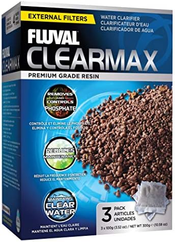 Fluval Aquarium Filter Media Replacement Bundle, 3-Pack ClearMax Phosphate Remover and Zeo-Carb