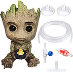TEEMO Aquarium Groot Air Bubbler Decorations, Air Bubbler Decorations for Fish Tank.(Large Size 3.75'x5.7'x3.5')