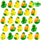 27 PCS St. Patrick's Day Rubber Ducks,Baby Showers Accessories,Mini 2.16" Duckies Bath Toys for Kids St. Patrick's Day Party Favors,Gift Exchange (St. Patrick's)