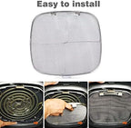 2PCS Stainless Steel Splatter Shield for Ninja Foodi AG301, Replacement Splatter Screen Air Fryer Accessories for Ninja Foodi 5-in-1 Indoor Grill AG300, AG300C,AG301C, AG302, AG400