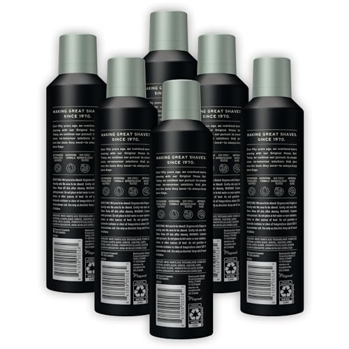 Edge Shaving Gel for Men, Ultra Sensitive with Colloidal Oatmeal, (6 Pack) - Shave Gel For Men That Moisturizes, Protects and Soothes To Help Reduce Skin Irritation