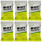 RESCUE! Non-Toxic Wasp, Hornet, Yellowjacket Trap (WHY Trap) Attractant Refill - 2 Week Refill - 6 Pack