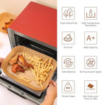 Air Fryer Parchment Paper Liners, 100Pcs Cooking Non-Stick Air Fryer Accessories, Frying Pan, Oil-proof Air Fryers for Ninja DZ201 Air Fryer Baking Roasting Microwave(8.7X5.6IN)