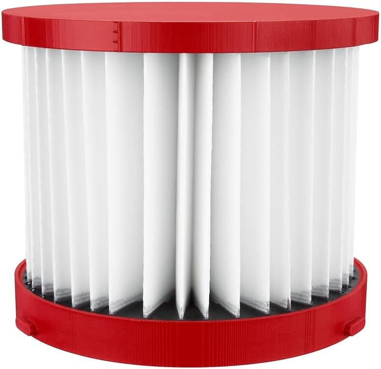 - Milwaukee Replacement Wet/Dry Filter for Cordless Vacuum, Model# 49-90-1900