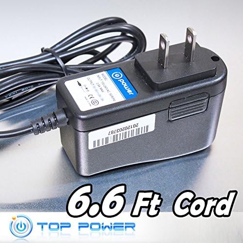 T-Power (6.6ft Long Cable) Ac Dc adapter for Ironman Aeros Elliptical (Rexon) p/n 307-00133 Replacement switching power supply cord charger wall plug spare
