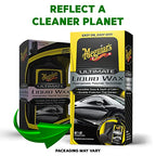 Meguiar's Ultimate Liquid Wax, Durable Protection That Shines, Towel and Pad Included - 16 Oz Bottle