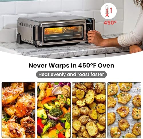 Replacement Air Fryer Basket for Ninja Foodi SP101 Air Fry Oven，Air Fryer Basket for Ninja Foodi Air Fryer Accessories,Stainless Steel Tray for Ninja Foodi SP100, SP101B1, SP101C