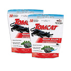 Tomcat Mouse Killer Child & Dog Resistant, Refillable Station, 1 Station and 16 Poison Refills (2-Pack)