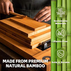 Compatible with Ninja Foodi SP101 SP301 Cutting Board, Heat Resistant Space Save Board for Ninja Air Fryer Flip up Ninja Foodi SP101 Accessories, Bamboo