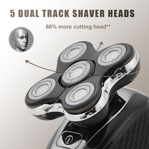 Shaver Replacement Head Compatible withRemington Balder Pro Head Shaver ModelSPR-XR7000,Sharp and Fresh Flexible StainlessSteel Replacement Blades.(3pack)