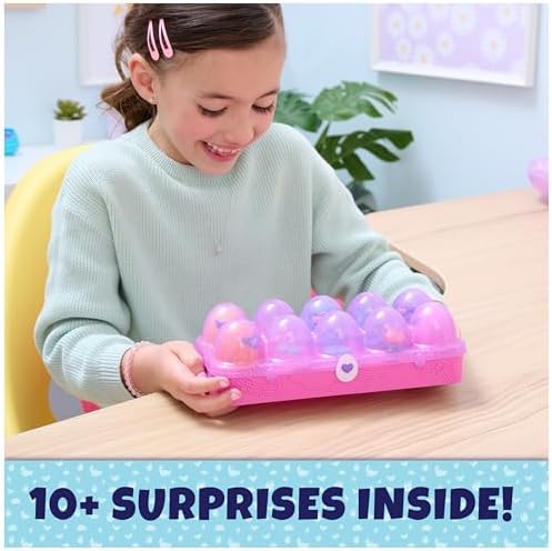 Hatchimals Alive, Egg Carton Toy with 5 Mini Figures in Self-Hatching Eggs, 11 Accessories, Kids Toys for Girls and Boys Ages 3 and up