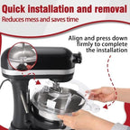Pouring Shield for Kitchen aid Bowl Lift 6-7 Qt Stand Mixer Stainless Steel (Only) Pouring Shield for kitchenaid,Splatter Guard with Removable Pour Spout for Kitchen aid Accessories and Attachments