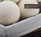 Wool Dryer Balls - Natural Fabric Softener, Reusable, Reduces Clothing Wrinkles and Saves Drying Time. The Large Dryer Ball is a Better Alternative to Plastic Balls and Liquid Softener. (Pack of 12)