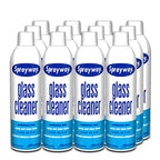 Sprayway Glass Cleaner with Foaming Spray for a Streak-Free Shine for Home and Automotive Use, 19 oz., Pack of 12