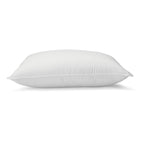 Amazon Basics Down Alternative Bed Pillow, Medium Density for Back and Side Sleepers, Standard, 26 x 20 Inch - Pack of 2, White