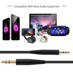 Replacement Audio Cable Aux Cord 3.5mm to 2.5mm Wire Compatible with Bose 700 QuietComfort QC45 QC35II QC35 QC25 Noise Cancelling Headphones, SoundTrue Soundlink On-Ear 2 OE2 OE2i Headphones (No Mic)