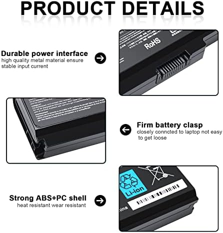 New Replacement PA3817U-1BRS Battery for Toshiba Satellite C655 C675 C675D L645 L645D L655 L655D L675 L675D L745 L755 L755D P745 P755 P775 M645 A660 A655 PA3817U Series Battery -12 Months Warranty