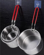 Tenta Kitchen Pasta Strainer instant pot accessories Steamer Basket For Pot instant pot steamer basket with Removable handle Insert for Veggie Fish Seafood Cooking and heat food 7"